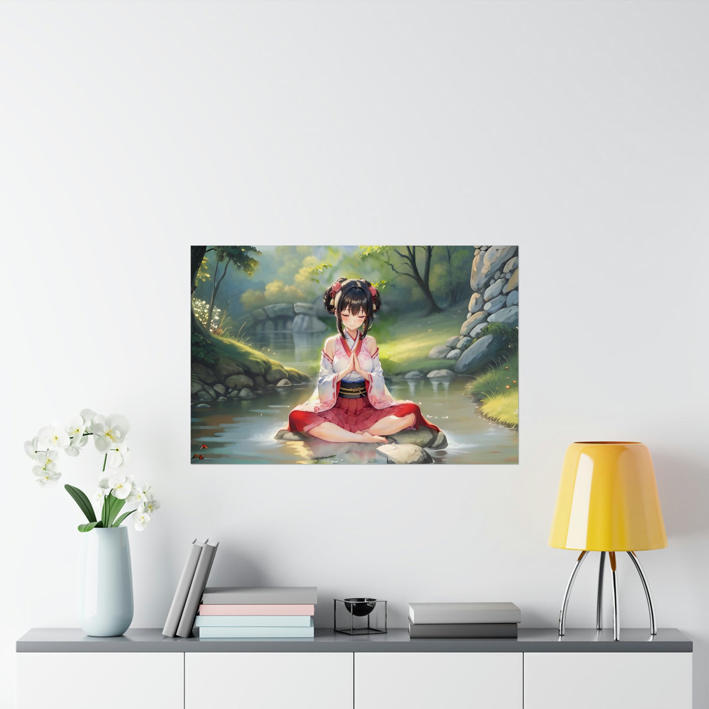 Fine Art Poster - "Meditation Meiko" - High Quality Anime Poster