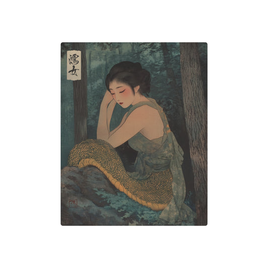 Ukiyo-e Art - Nure-Onna 🇺🇸 US Shipping - Traditional Japanese Art on Metal Poster