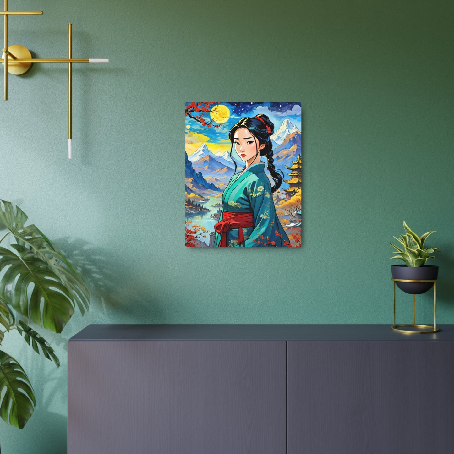 Hua Mulan 2 🇺🇸 US Shipping - Anime Art on Metal Poster