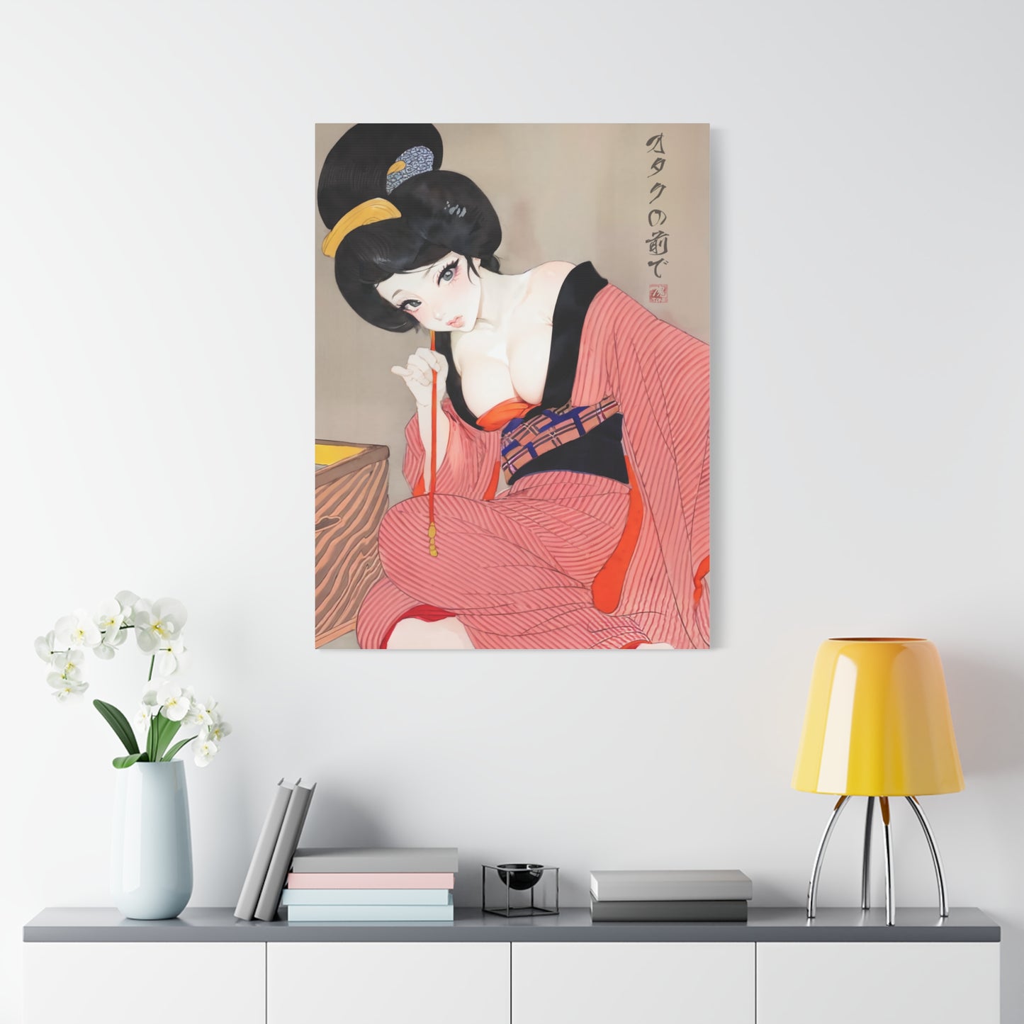 Ukiyo-e Art  - Before the otaku • Traditional Japanese Art on high quality Canvas