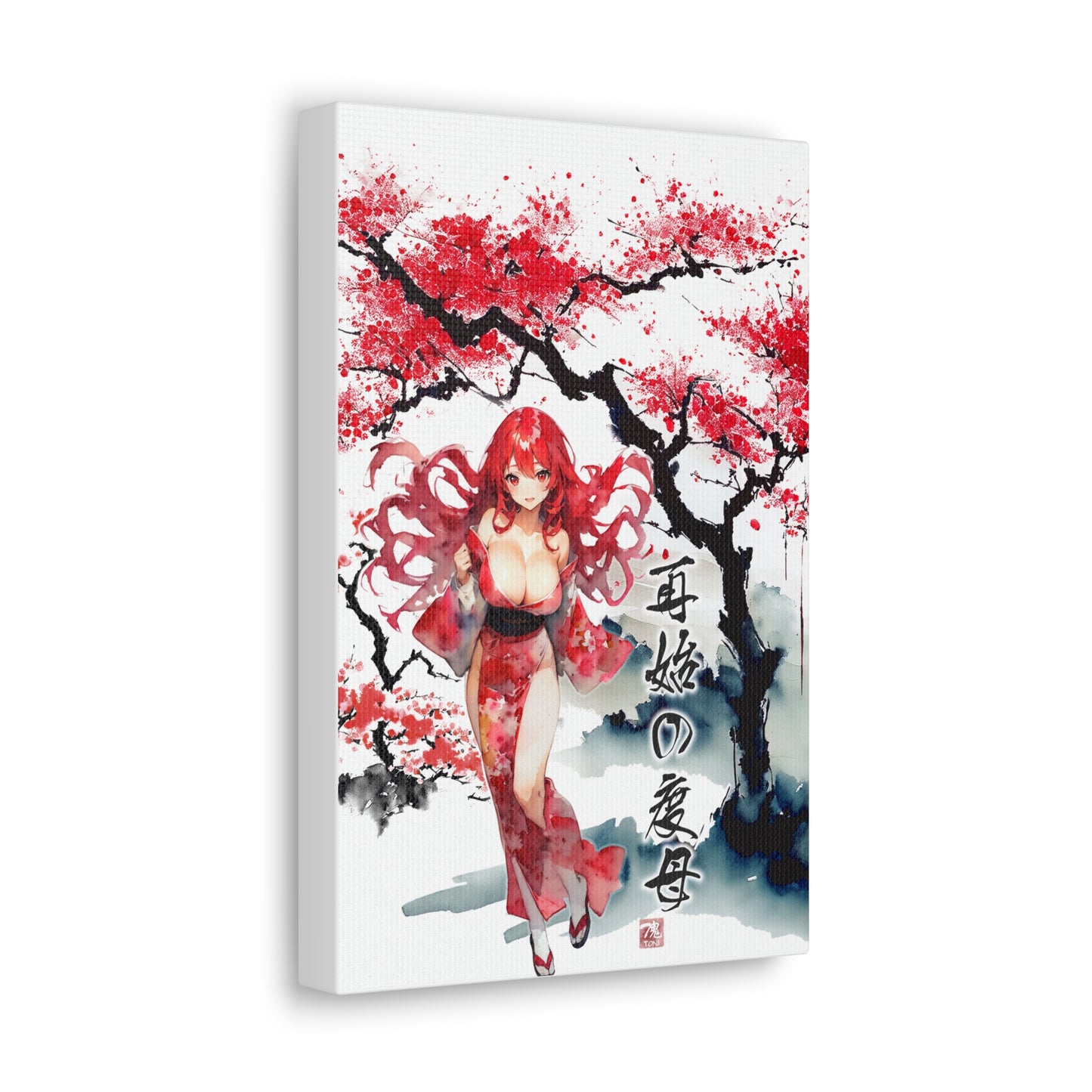 Sumi-e Art - Tara of Renewal • Traditional Japanese Art on high quality Canvas