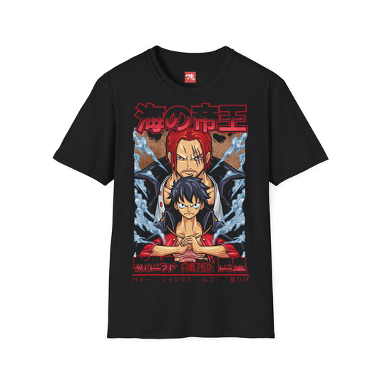 Anime Shirt - Shanks & Luffy - Anime Style Clothing