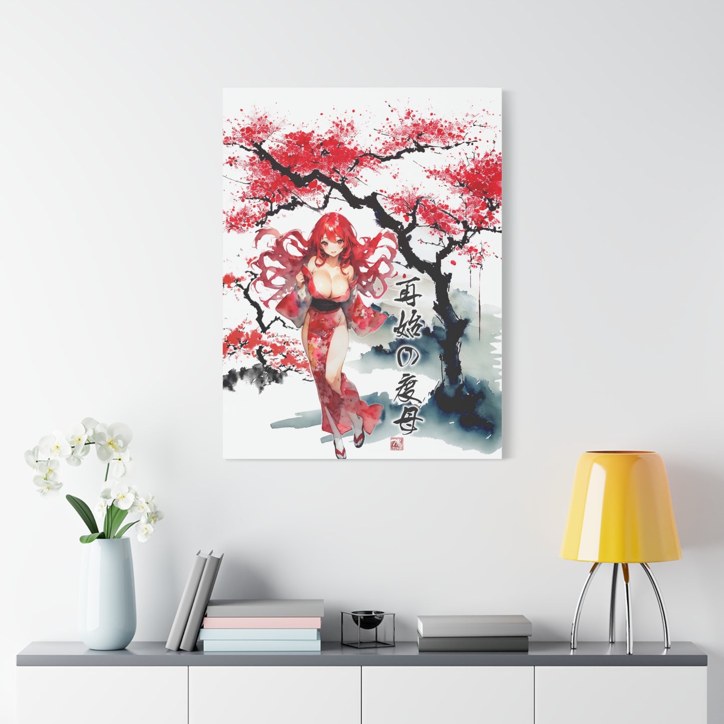 Sumi-e Art - Tara of Renewal • Traditional Japanese Art on high quality Canvas