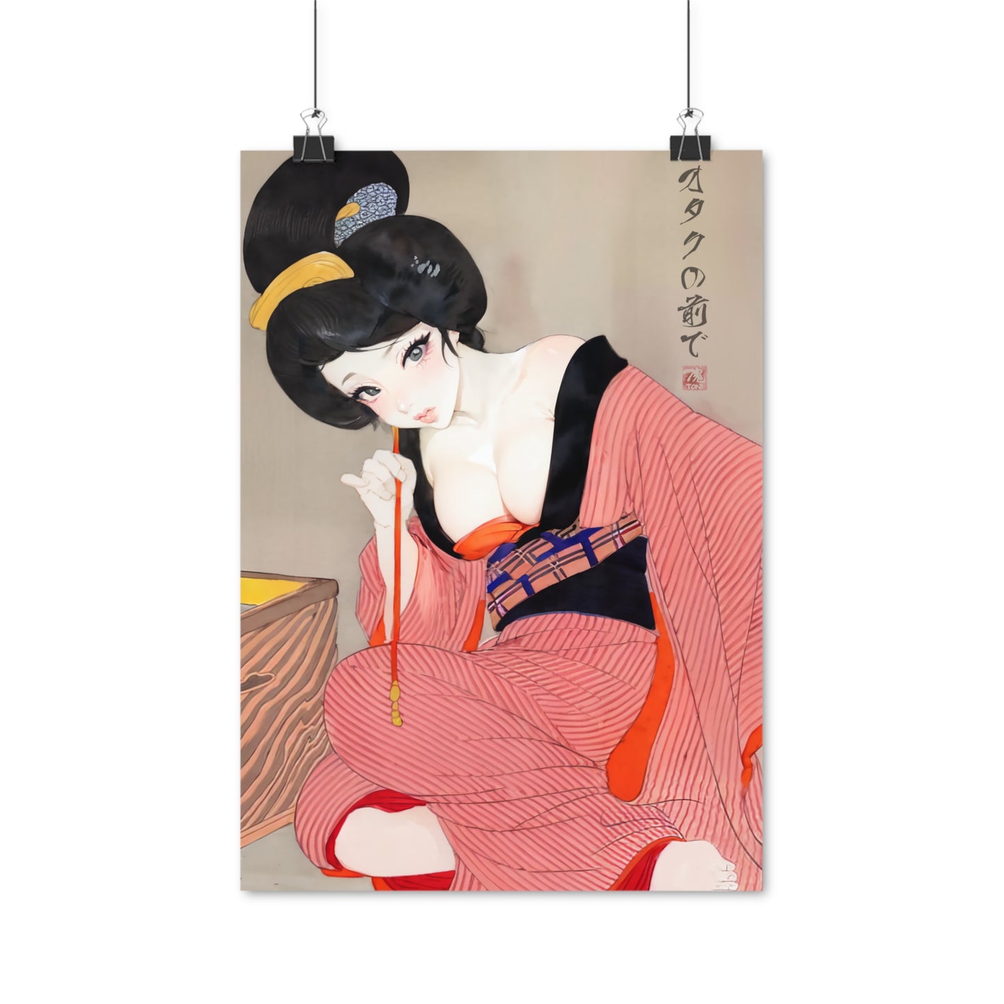 Ukiyo-e Art - Before the otaku • Traditional Japanese Art on high quality poster