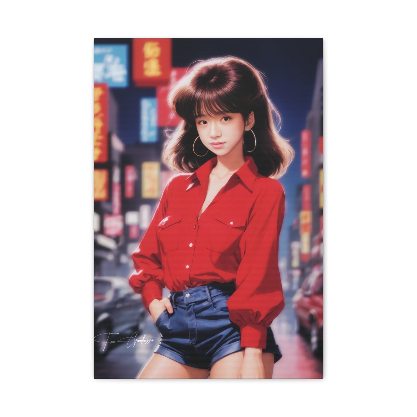 City Pop Collection - Disco Daiya • Anime Art on high quality Canvas