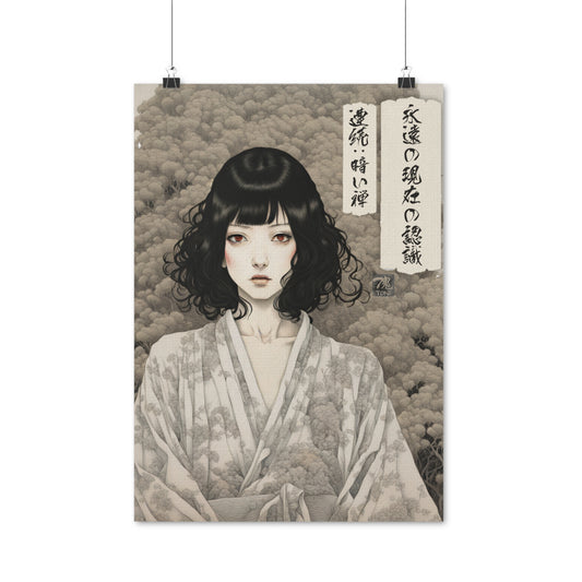 Ukiyo-e Art - Recognition of the eternal present • Traditional Japanese Art on high quality poster