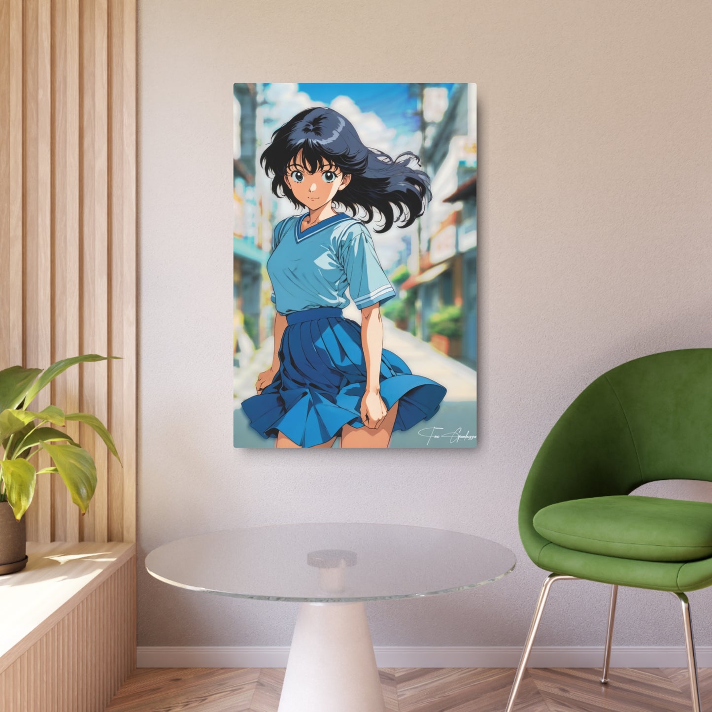 City Pop Collection - Your First Girlfried 🇺🇸 US Shipping - Anime Art on Metal Poster