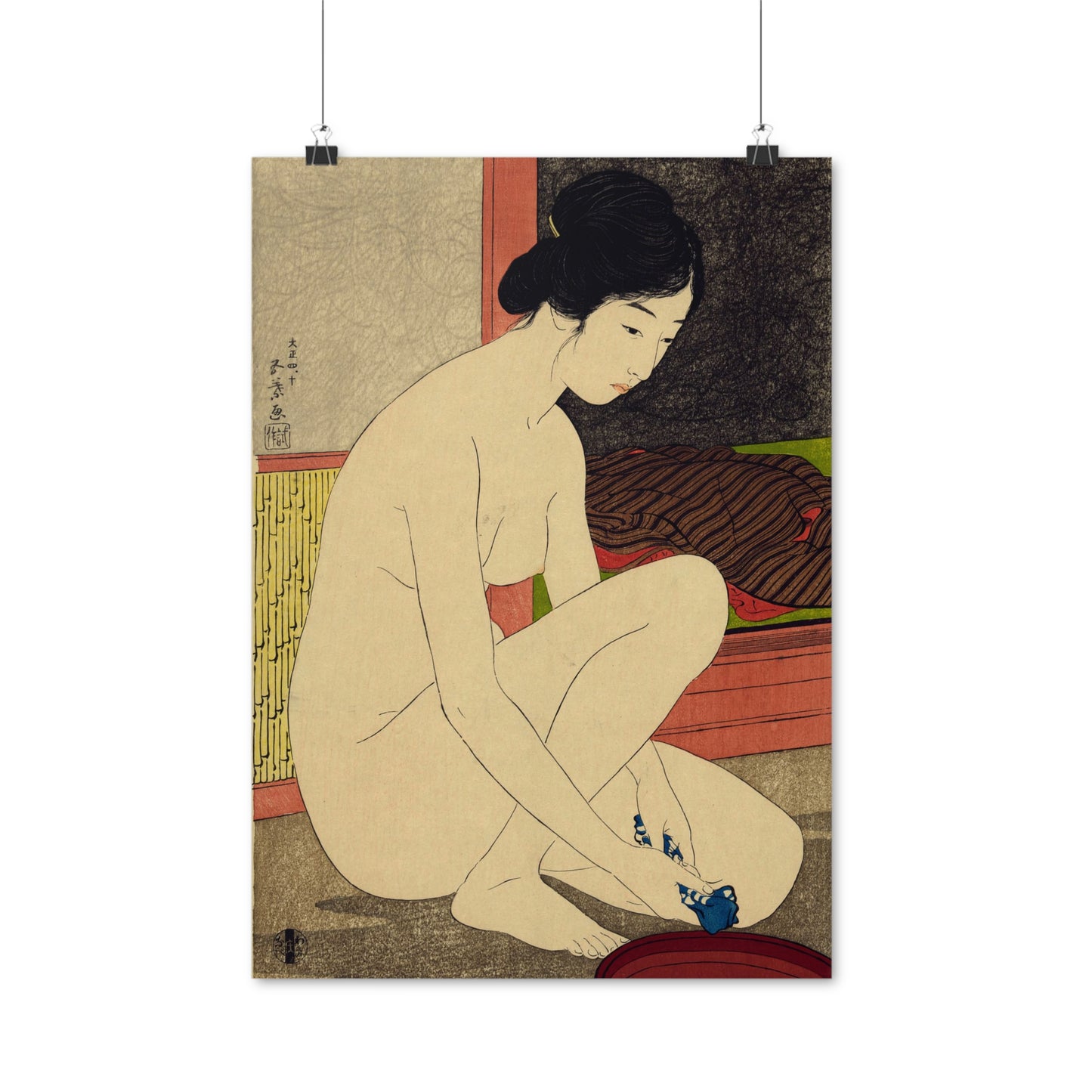 Shin Hanga Art - Goyō Hashiguchi (1915) Yokugo no onna • Traditional Japanese Art on high quality poster