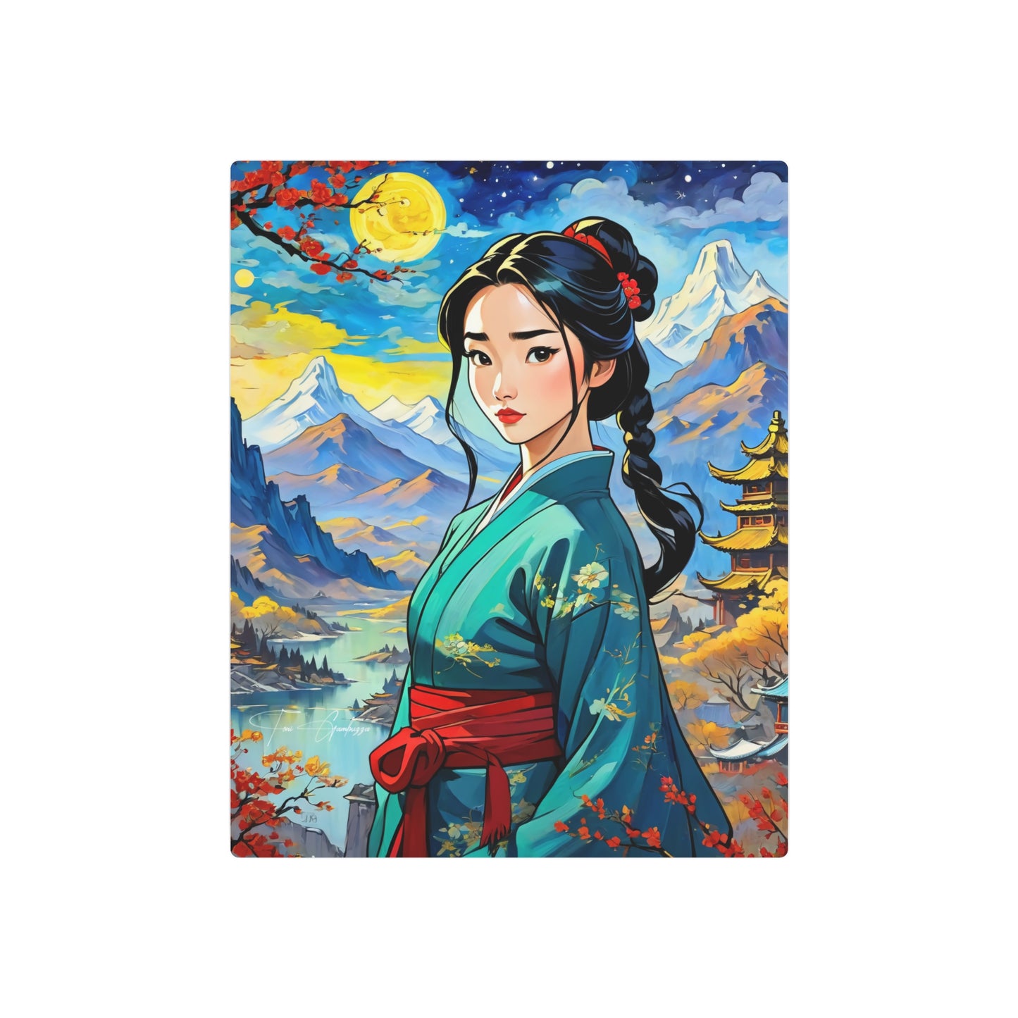 Hua Mulan 2 🇺🇸 US Shipping - Anime Art on Metal Poster