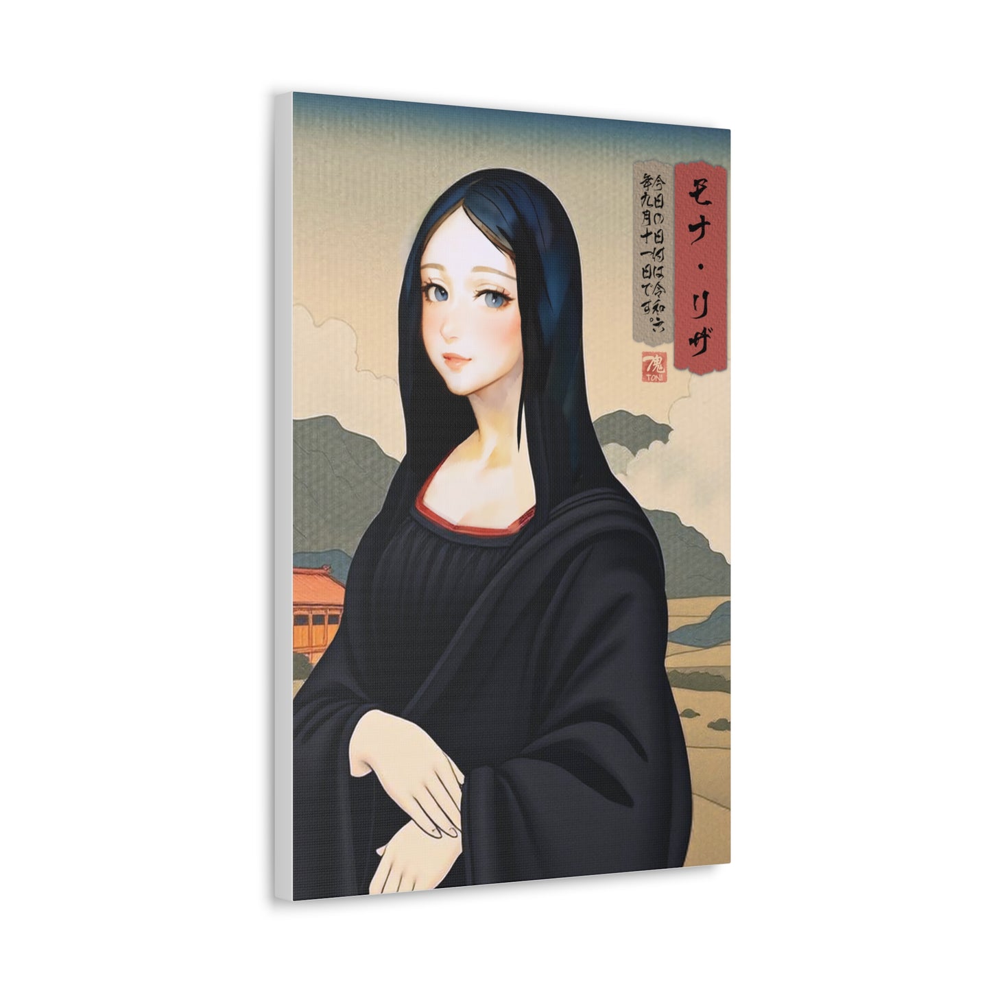 Ukiyo-e Art - Mona Risa • Traditional Japanese Art on high quality Canvas