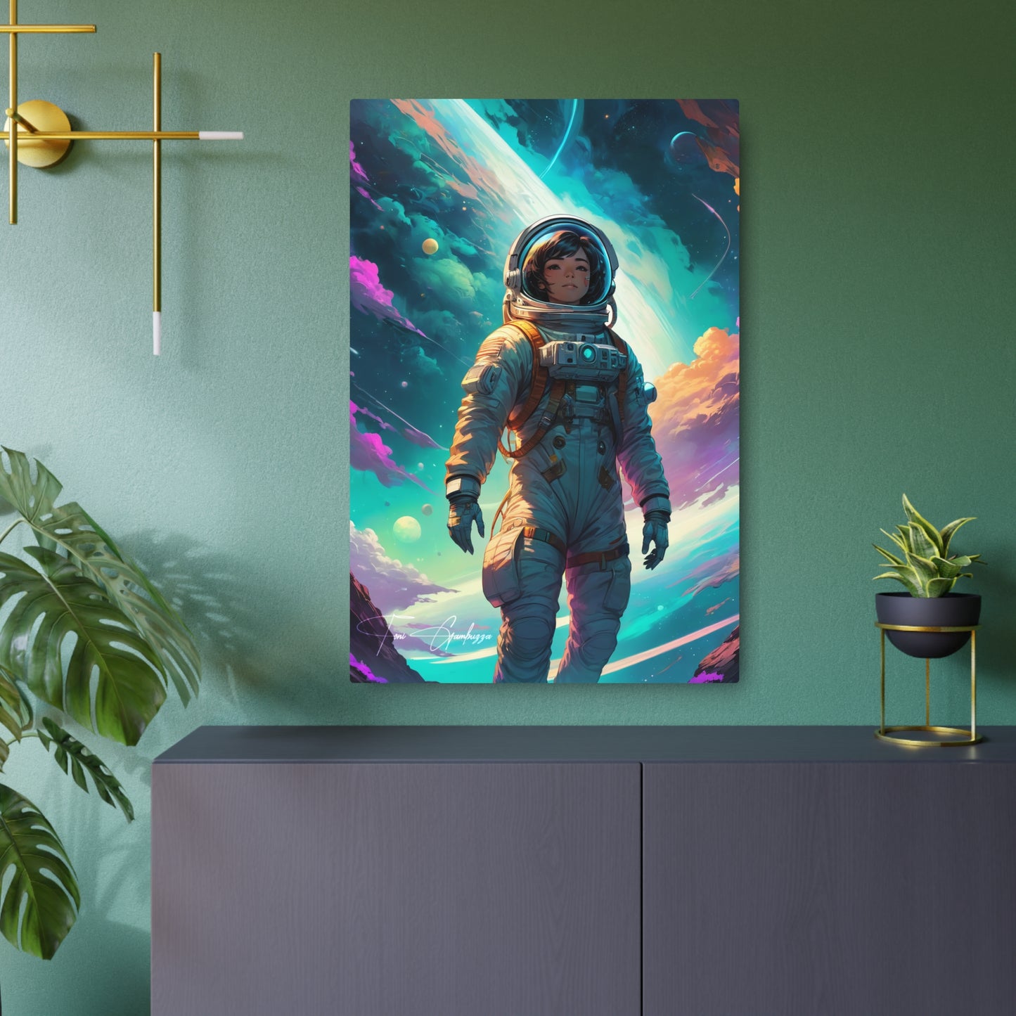 Our new Home 🇺🇸 US Shipping- Anime Art on Metal Poster