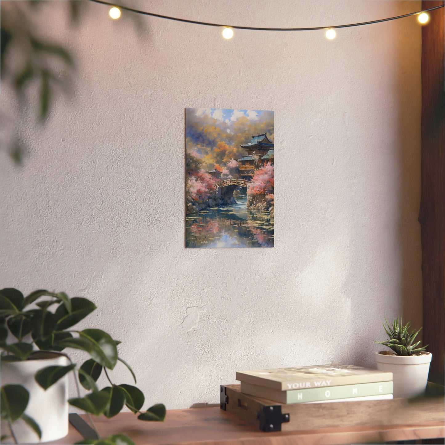 A Moment with Zen 🇩🇪 GER Shipping - Oil Painting on Metal Poster