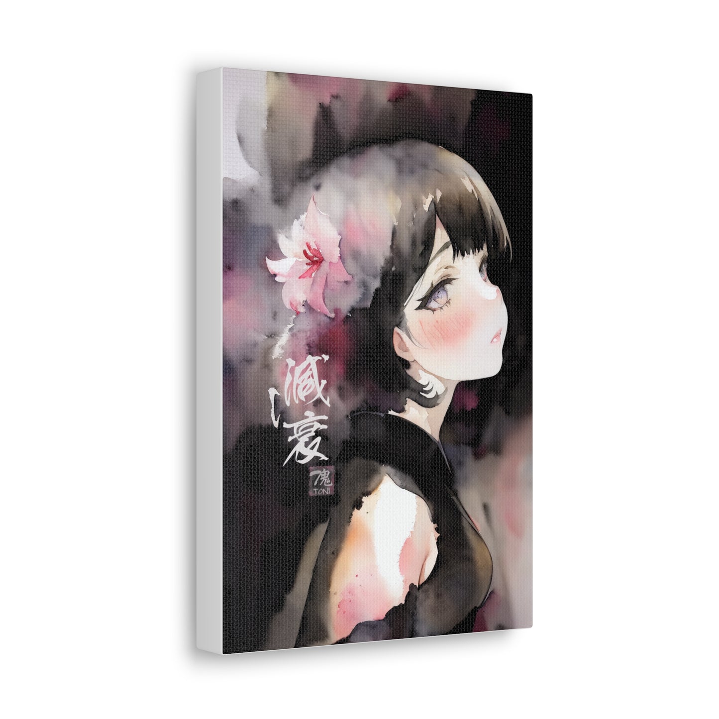 Decay - Watercolor Anime Art on high quality Canvas