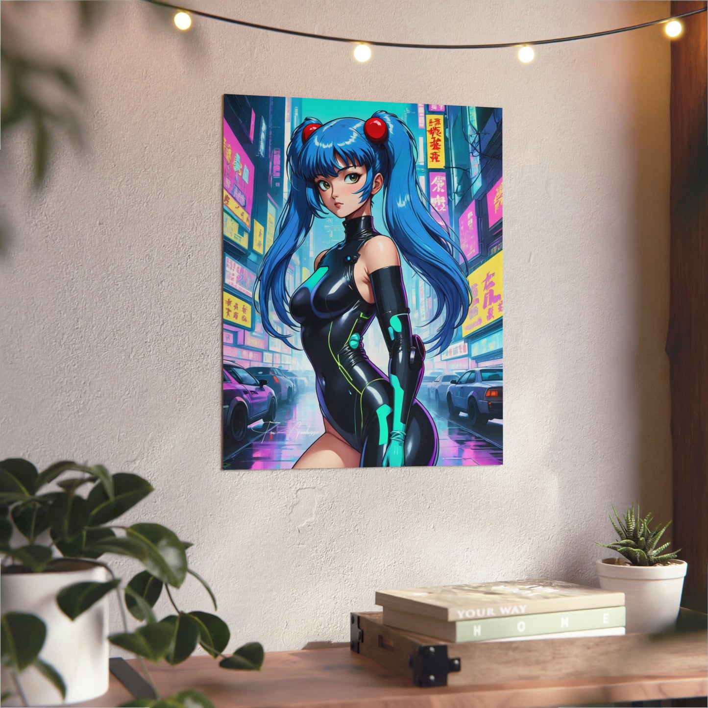 Cyberpunk Shampoo 🇩🇪 GER Shipping - Anime Art on Metal Poster