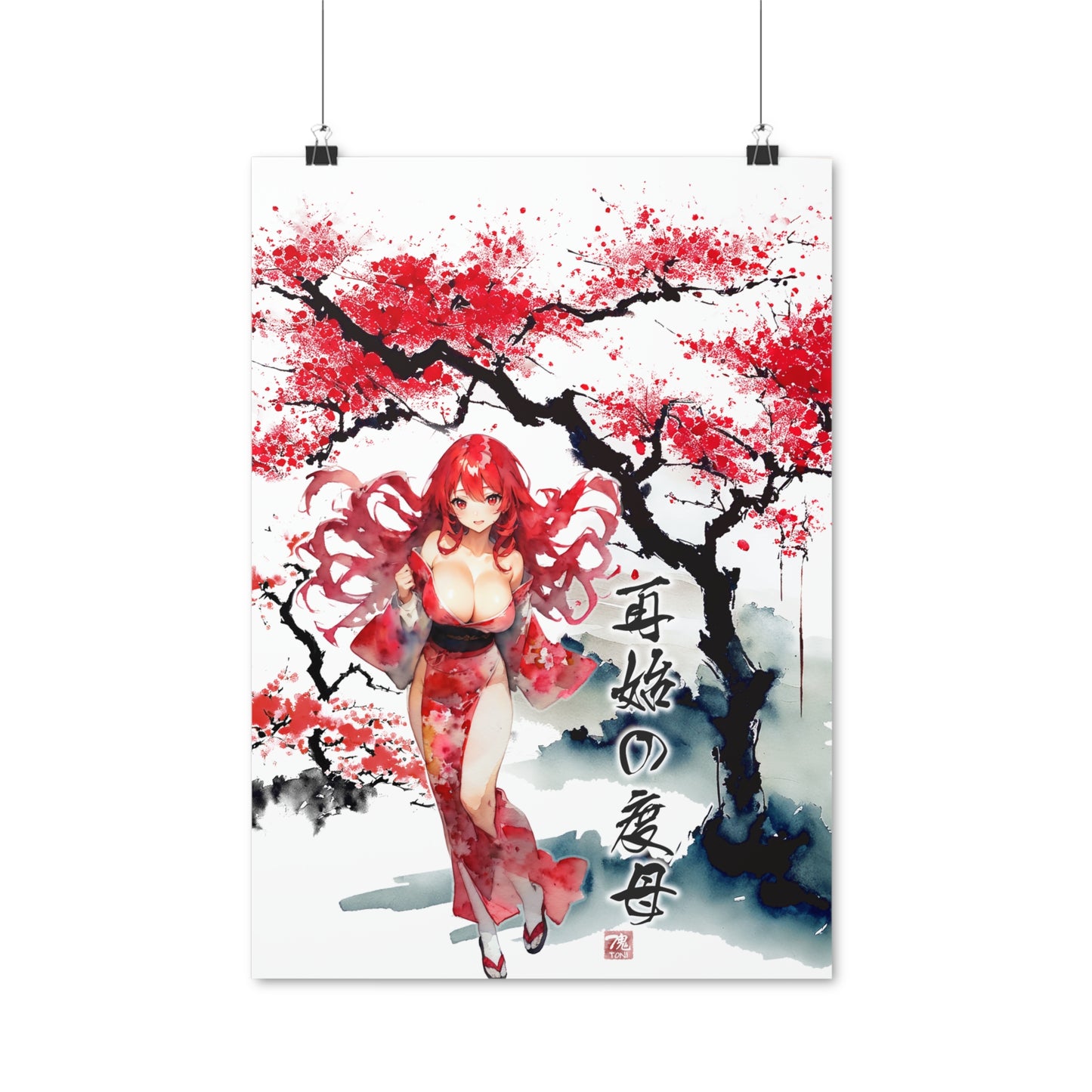 Sumi-e Art - Tara of Renewal • Traditional Japanese Art on high quality poster