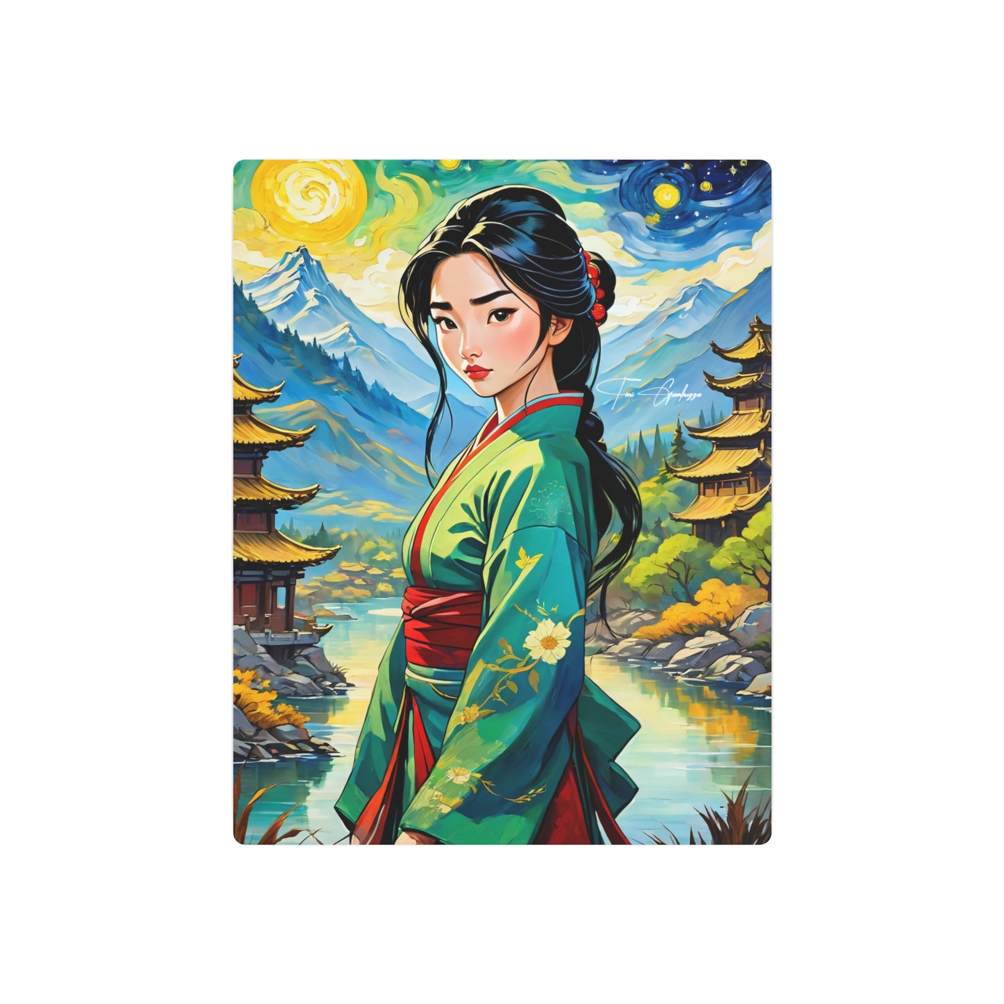 Hua Mulan 3 🇺🇸 US Shipping - Anime Art on Metal Poster