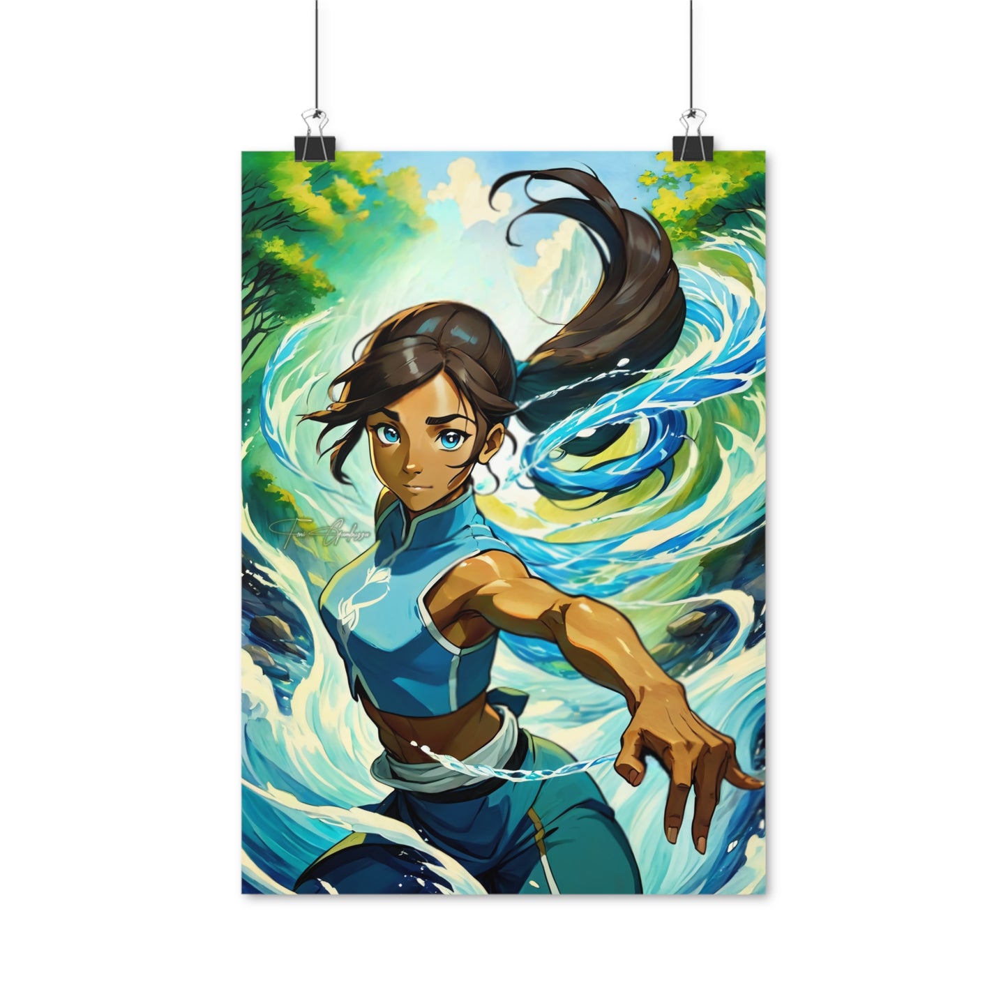 Avatar Korra - Anime Art on high quality poster