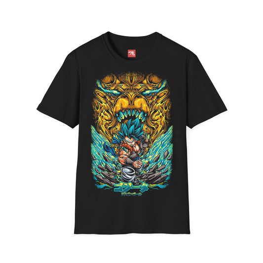 Anime Shirt - Gogeta Blue - Anime Style Clothing