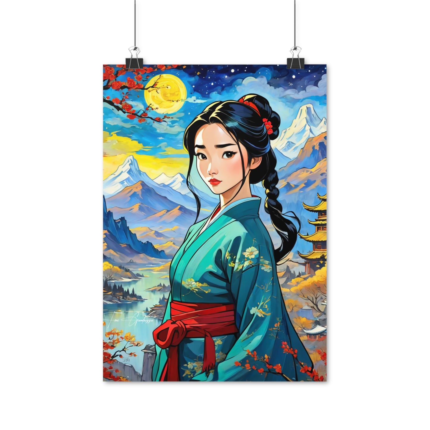 Hua Mulan 2 - Anime Art on high quality poster