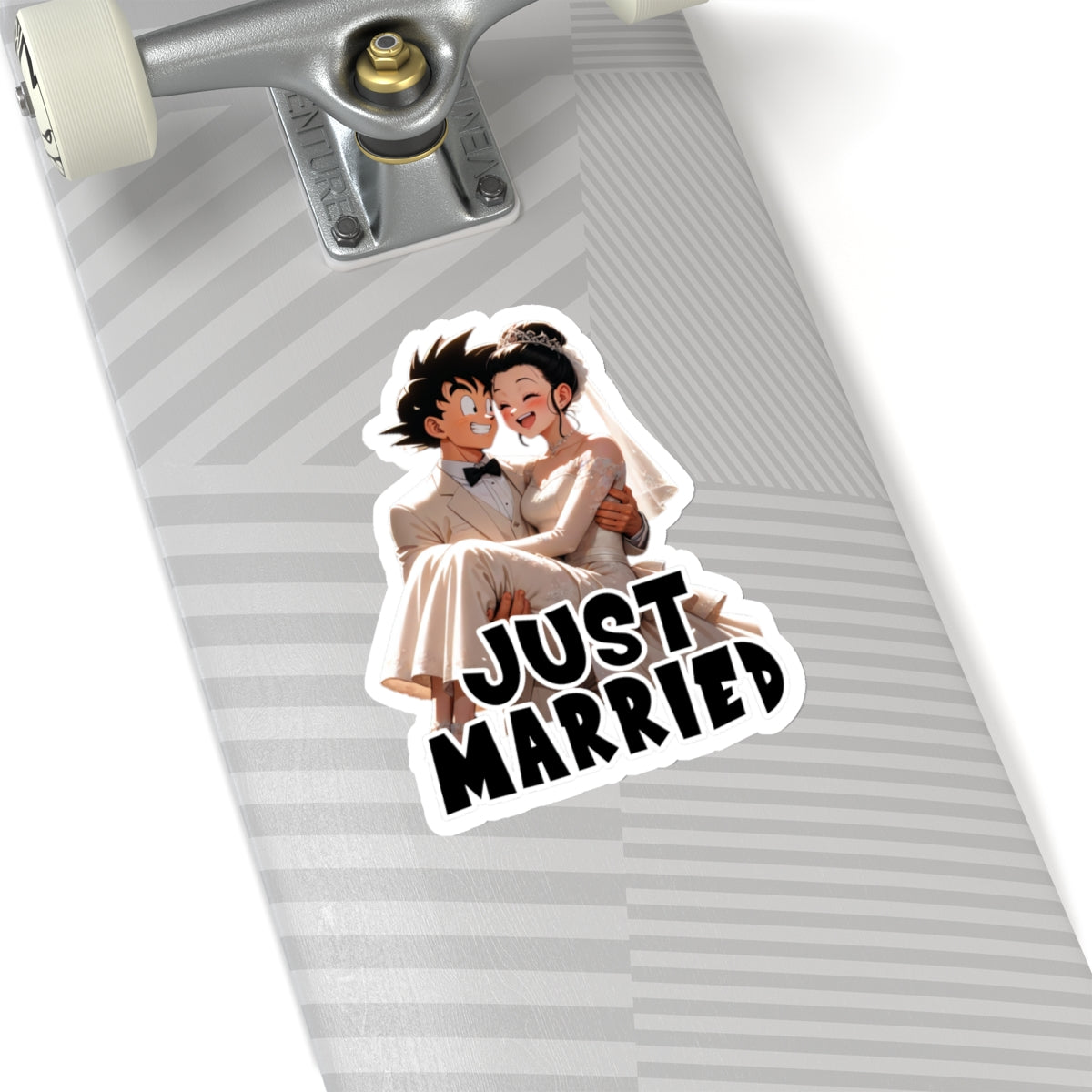 Anime Decals - "JUST MARRIED" - Anime & Manga Sticker collection - Itasha