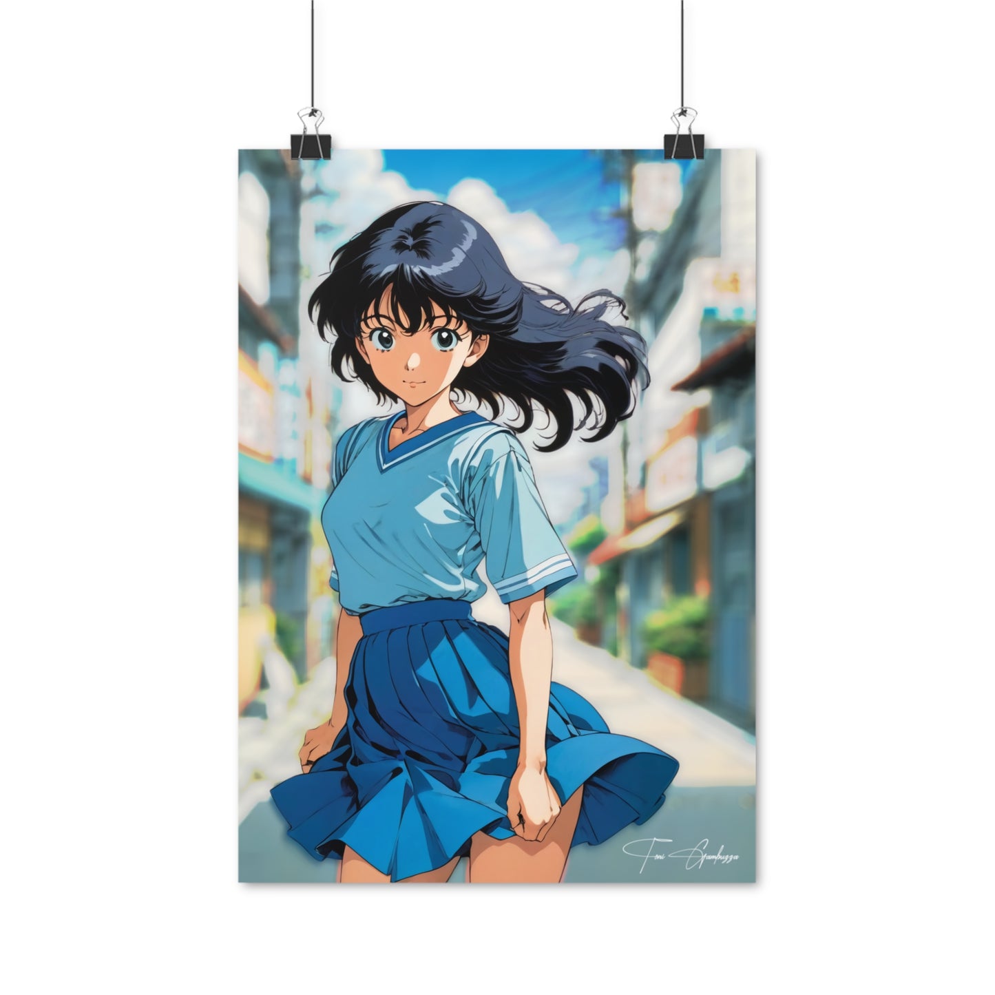 City Pop Collection - Your First Girlfried • Anime Art on high quality poster