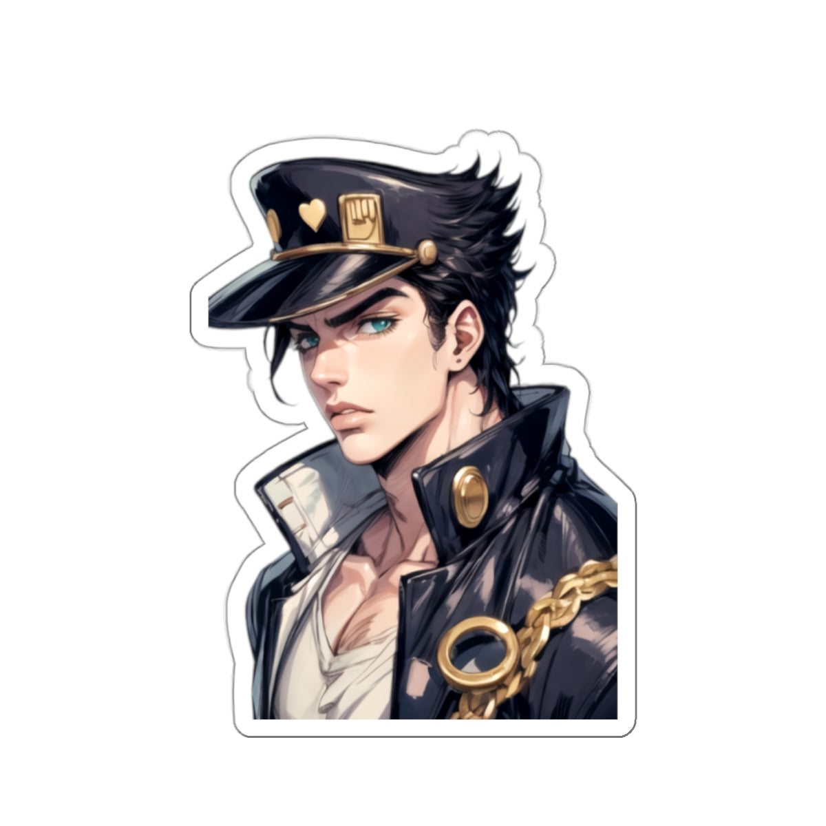 Anime Decals - "JOTARO" - Anime & Manga Sticker collection - Itasha