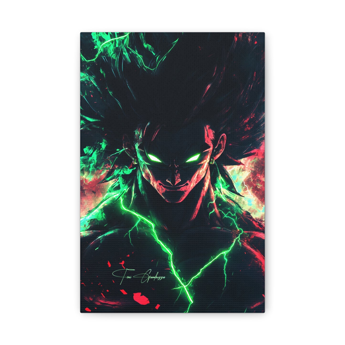 Anime Art • Broly • Anime Art on high quality Canvas