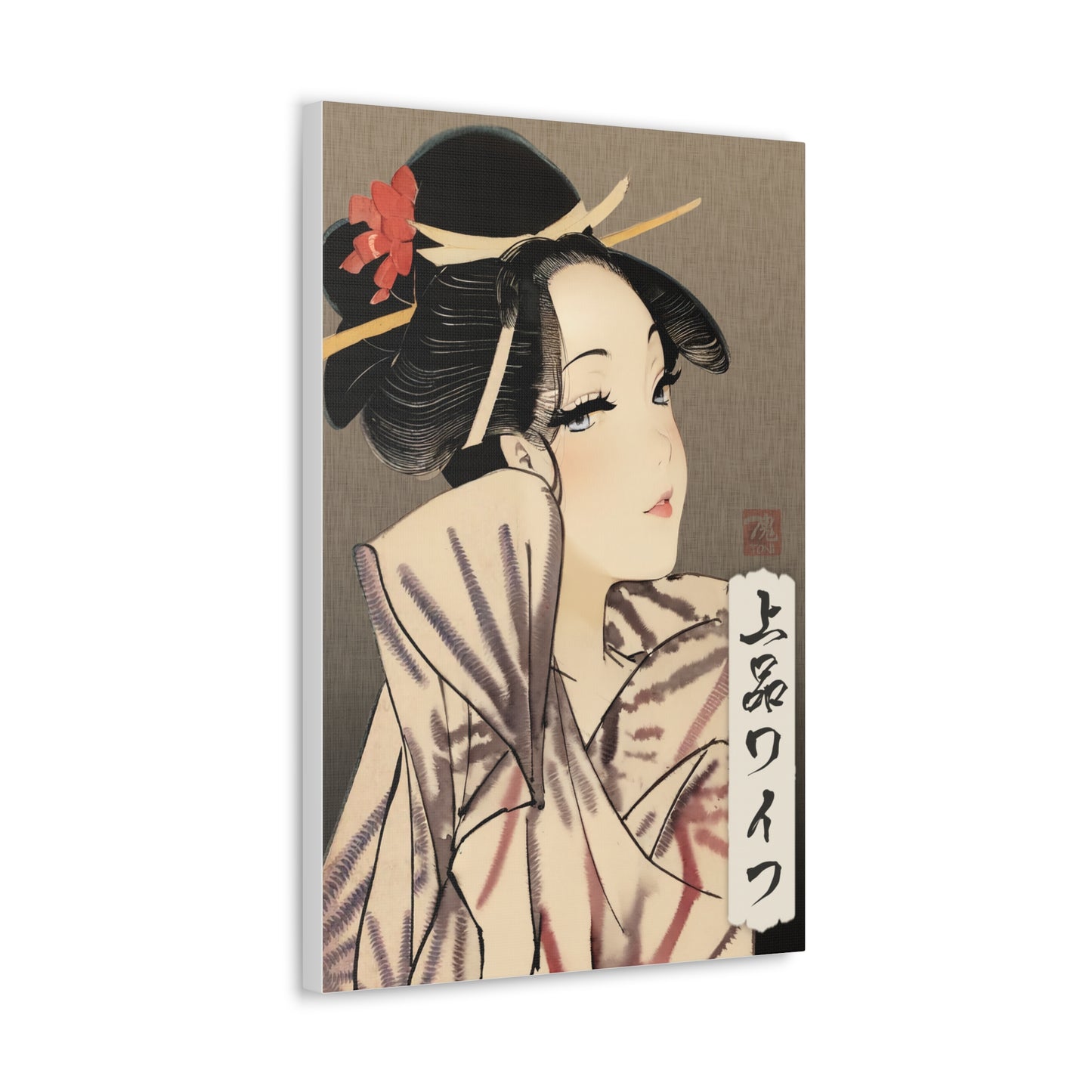 Ukiyo-e Art - Elegant Waifu • Traditional Japanese Art on high quality Canvas