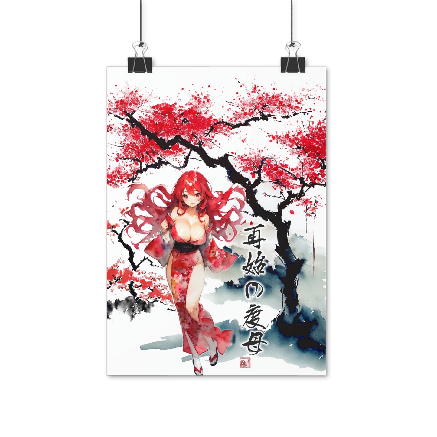 Sumi-e Art - Tara of Renewal • Traditional Japanese Art on high quality poster