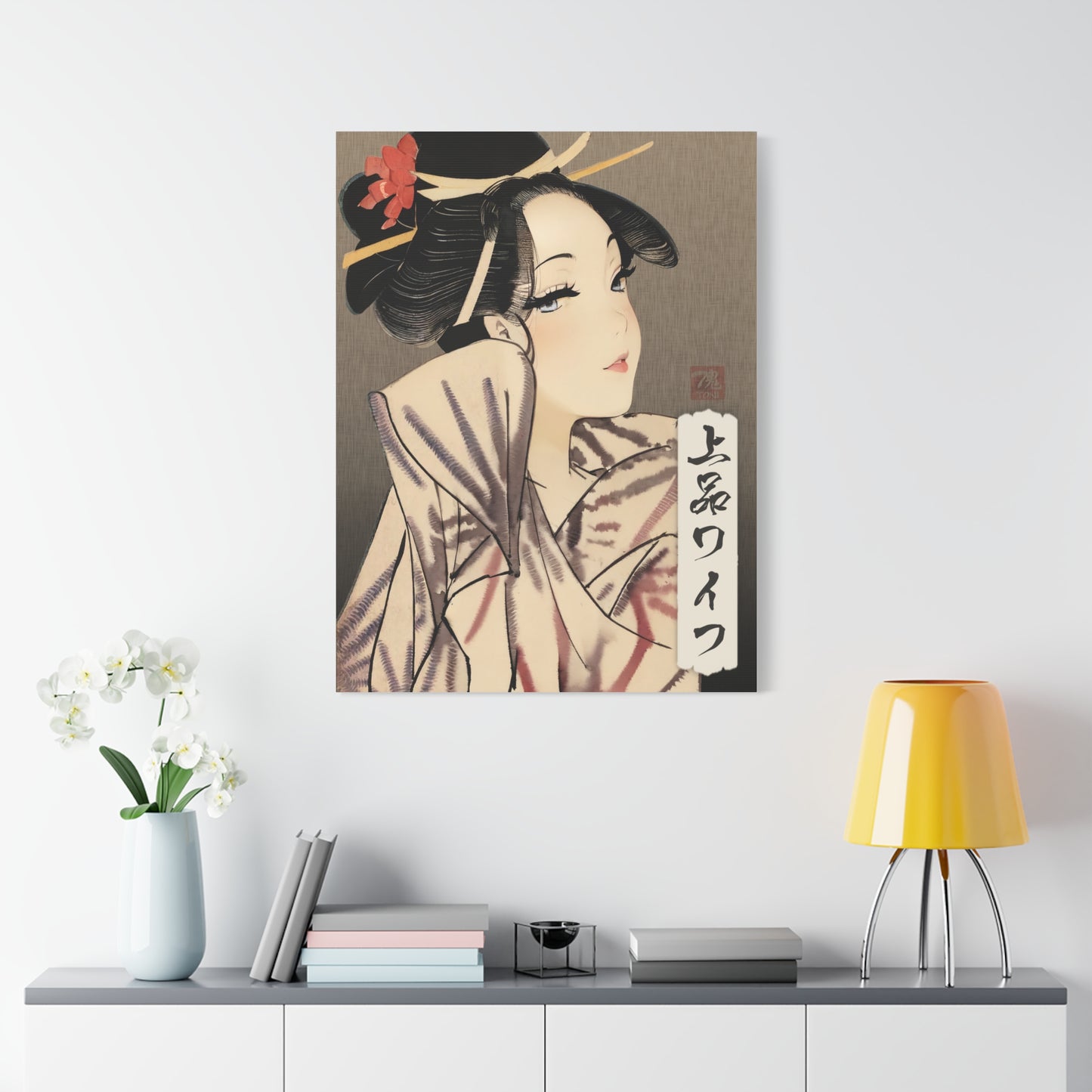 Ukiyo-e Art - Elegant Waifu • Traditional Japanese Art on high quality Canvas