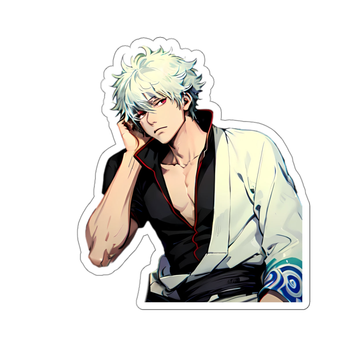 Anime Decals - "GINTOKI" - Anime & Manga Sticker collection - Itasha