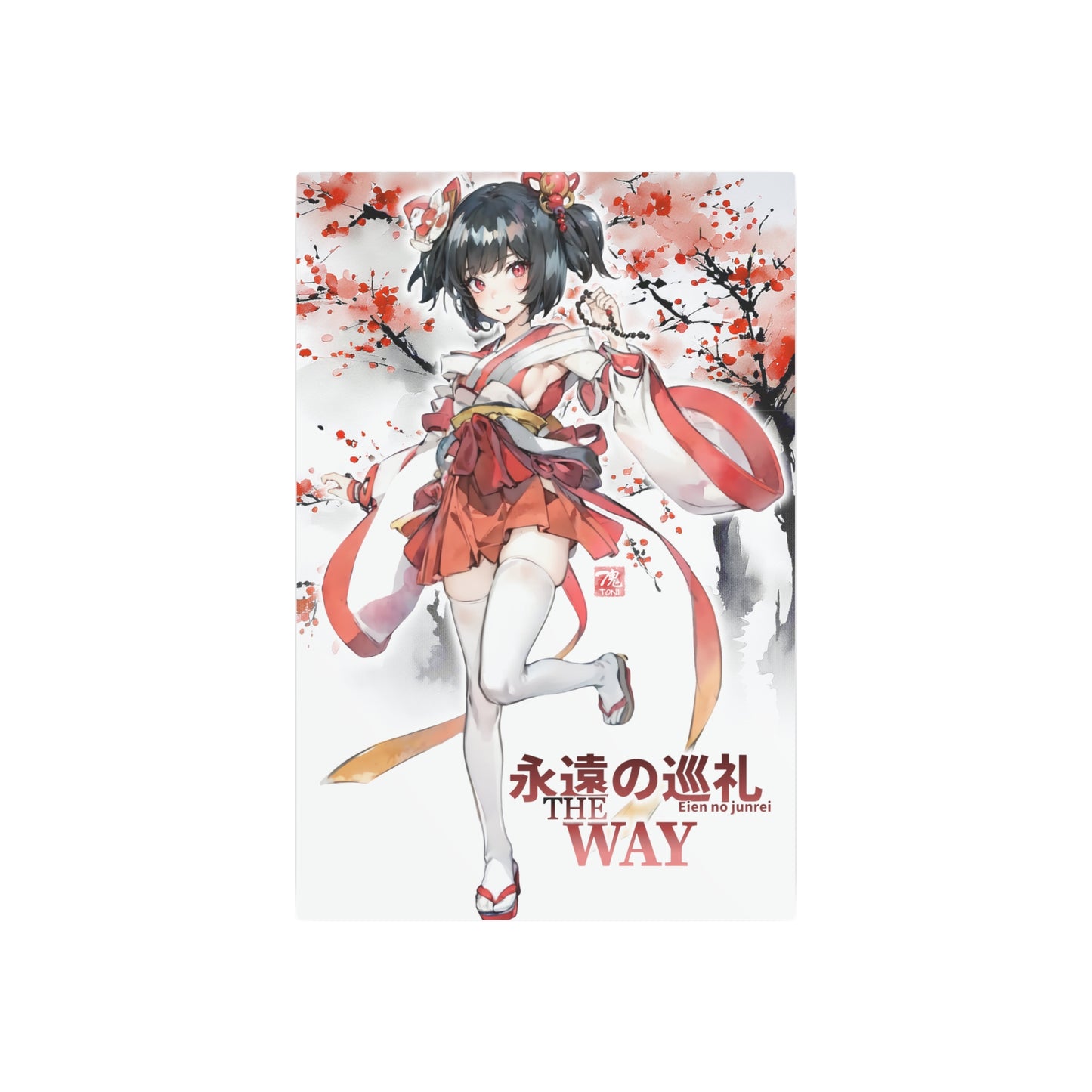 "The Way" Official Game Artwork 🇺🇸 US Shipping - Anime Art on Metal Poster