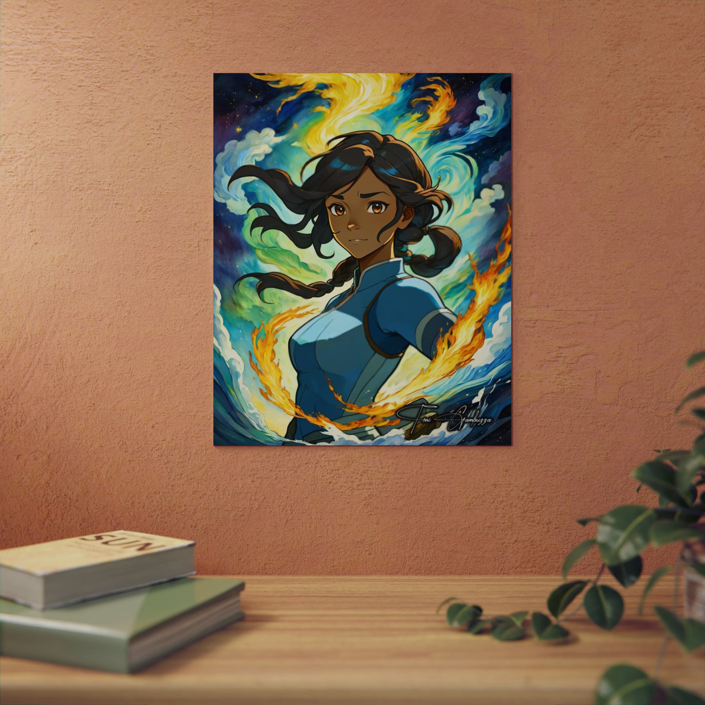 Avatar Korra Portrait 🇩🇪 GER Shipping - Anime Art on Metal Poster