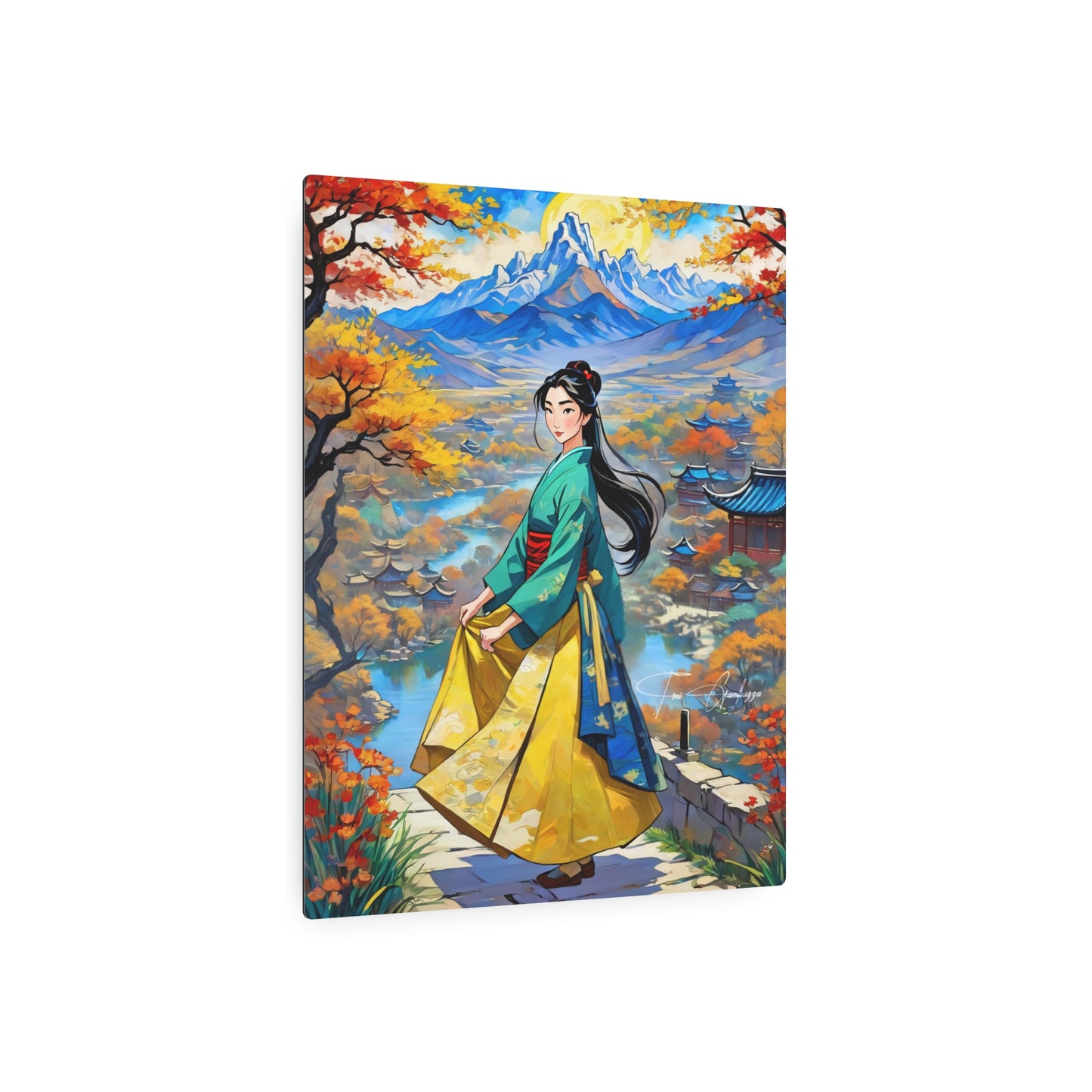 Hua Mulan 🇺🇸 US Shipping - Anime Art on Metal Poster