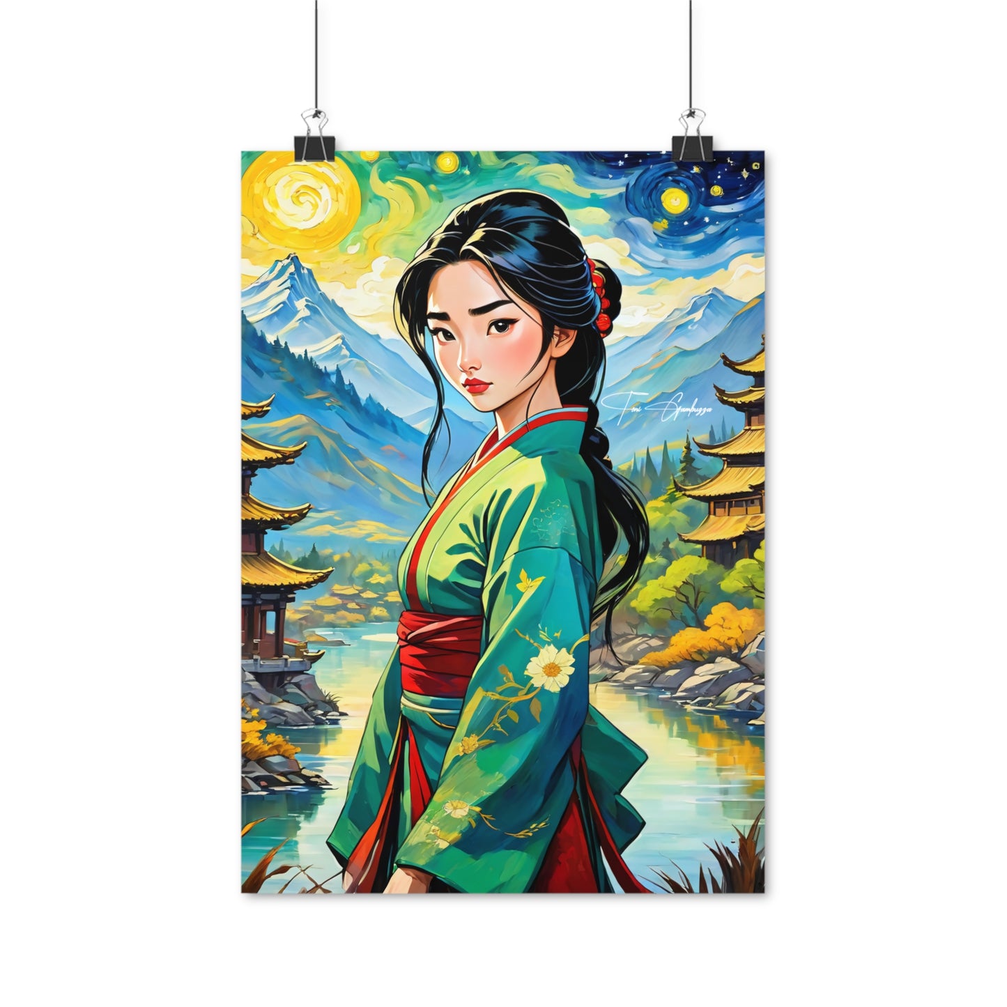 Hua Mulan 3 - Anime Art on high quality poster