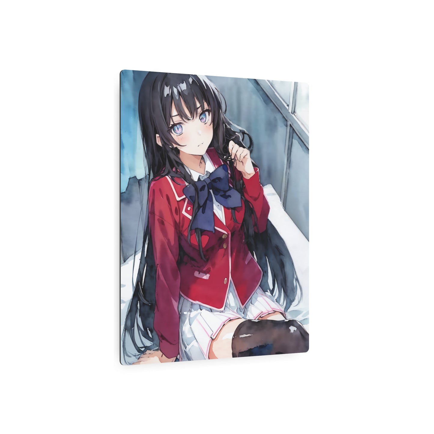 Suzune 🇺🇸 US Shipping - Watercolor Anime Art on Metal Poster