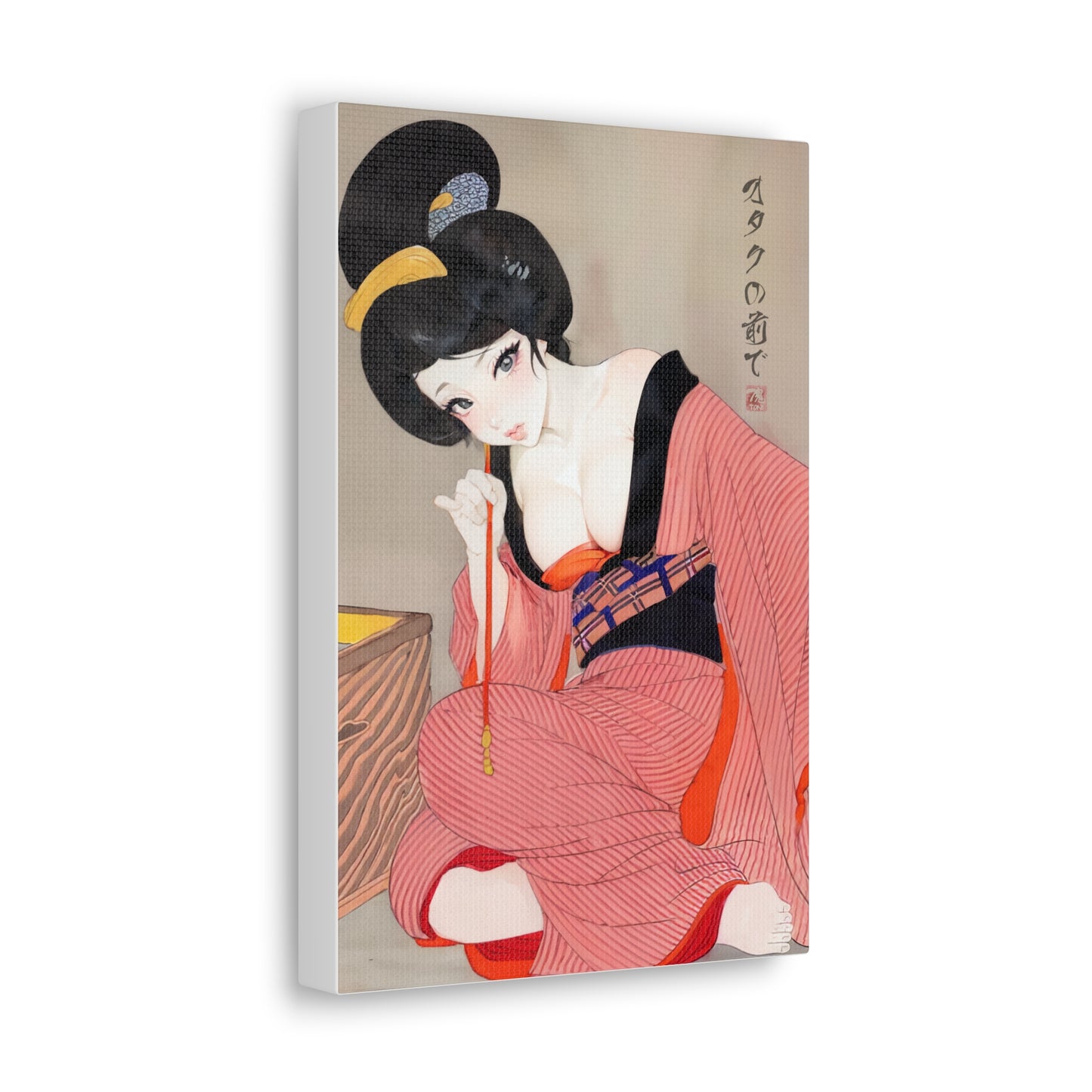 Ukiyo-e Art  - Before the otaku • Traditional Japanese Art on high quality Canvas