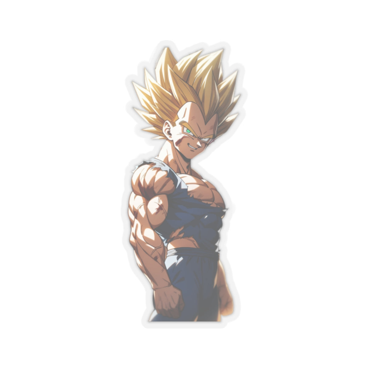 Anime Decals - "VEGETA" - Anime & Manga Sticker collection - Itasha