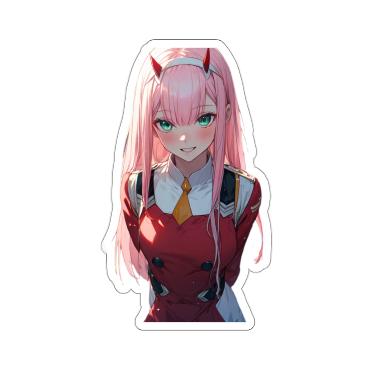 Anime Decals - "ZERO TWO 2" - Anime & Manga Sticker collection - Itasha