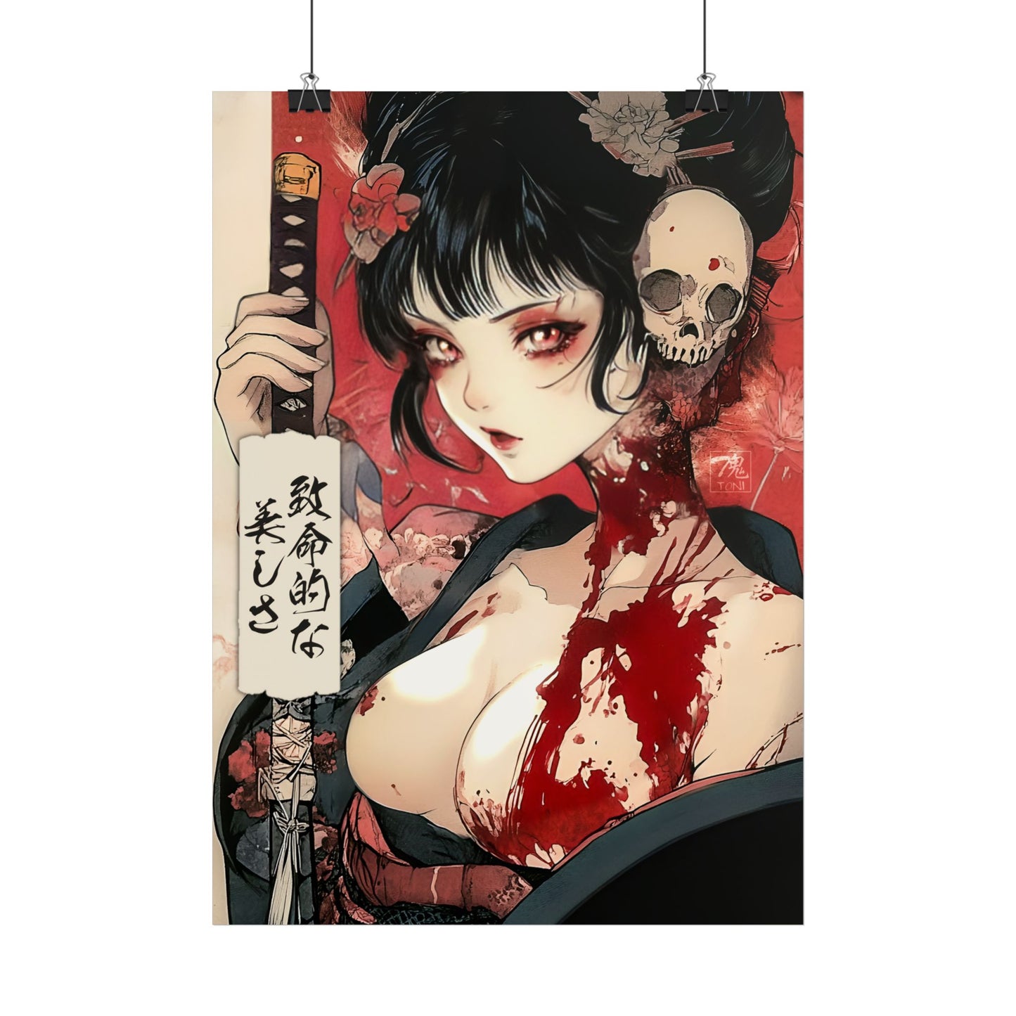 Ukiyo-e Art - Fatal Beauty • Traditional Japanese Art on high quality poster