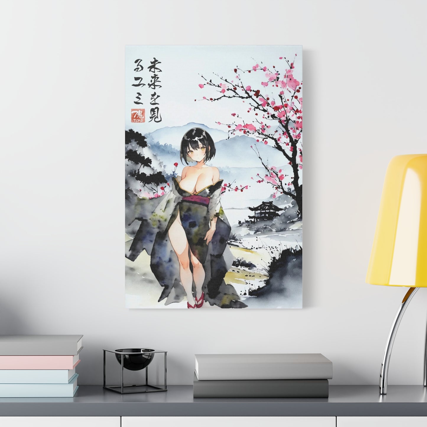 Sumi-e Art  - Yumi • Traditional Japanese Art on high quality Canvas