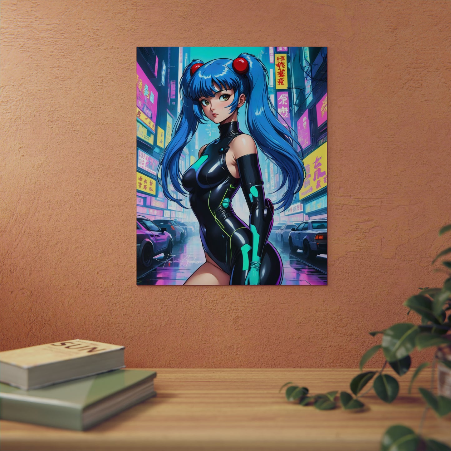 Cyberpunk Shampoo 🇩🇪 GER Shipping - Anime Art on Metal Poster