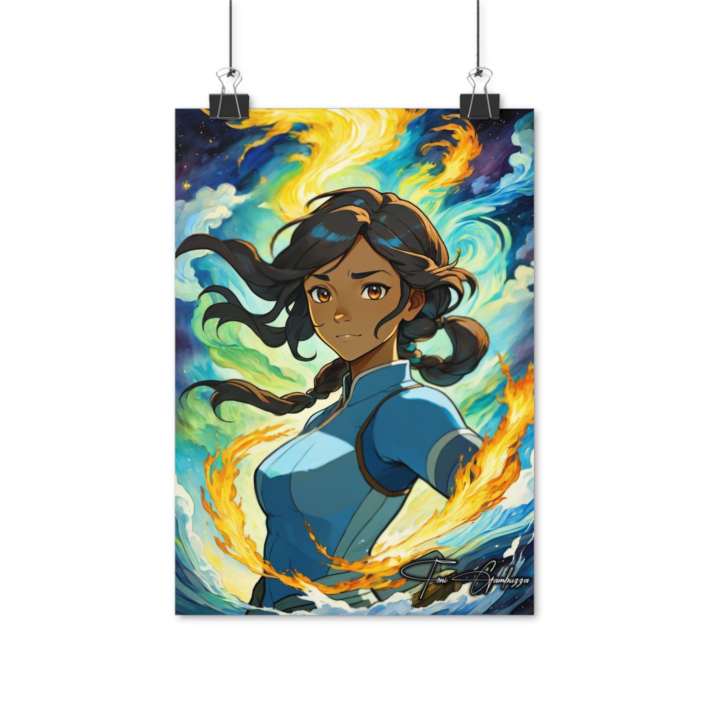 Avatar Korra Portrait - Anime Art on high quality poster