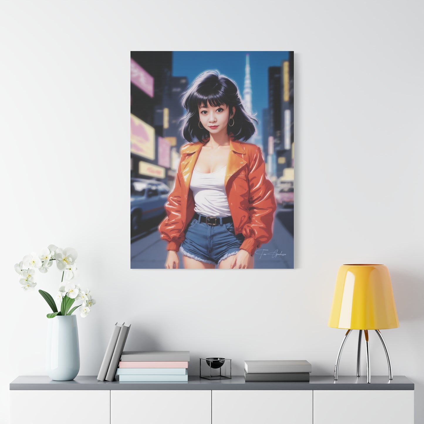 City Pop Collection - Kiwi Pop • Anime Art on high quality Canvas