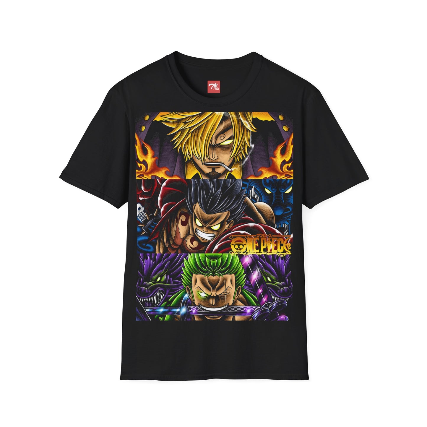 Anime Shirt - Sanji, Luffy, Zoro - Anime Style Clothing