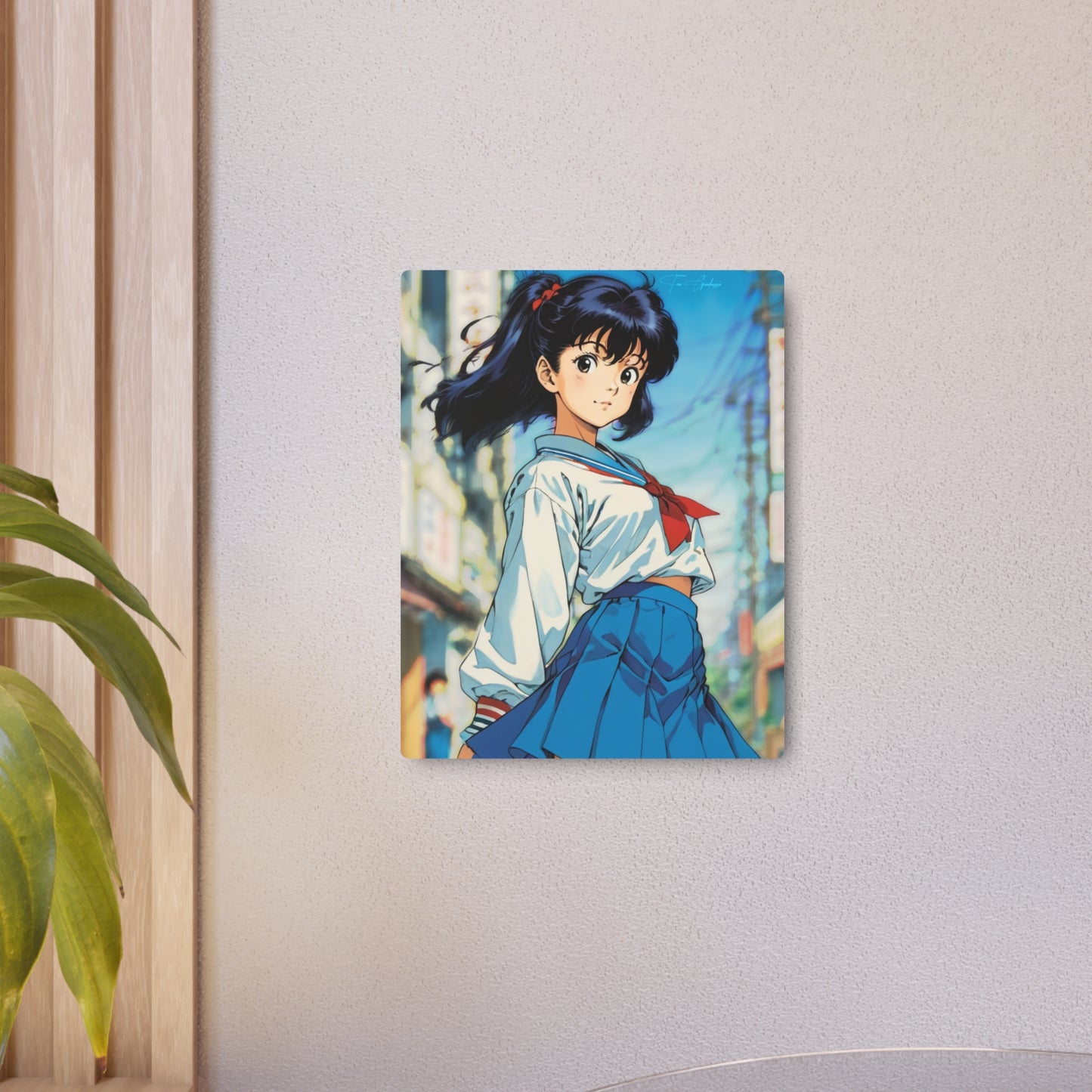 City Pop Collection - Sayori from the docks 🇺🇸 US Shipping - Anime Art on Metal Poster