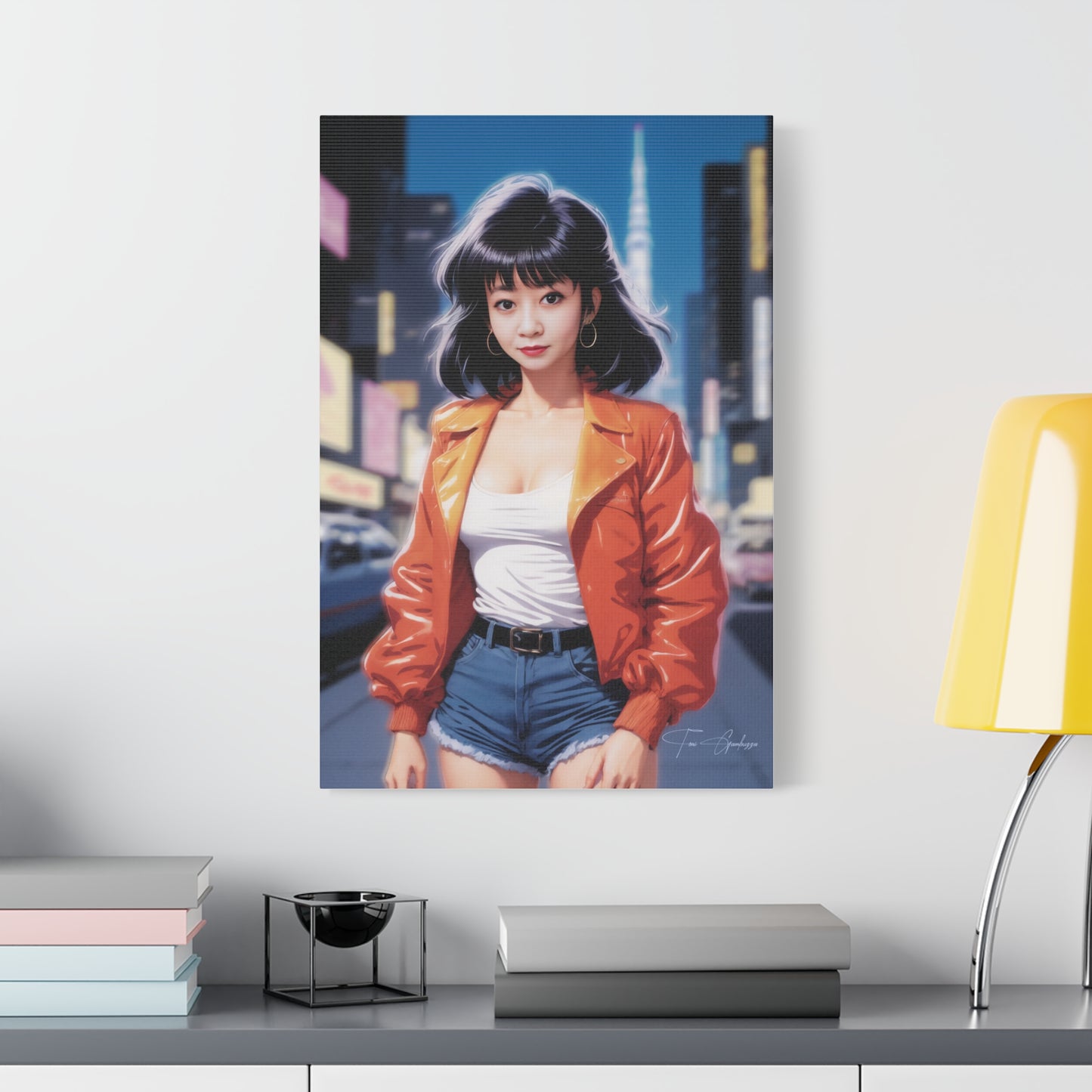 City Pop Collection - Kiwi Pop • Anime Art on high quality Canvas