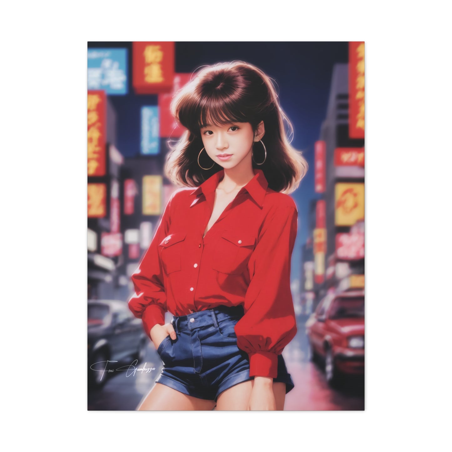 City Pop Collection - Disco Daiya • Anime Art on high quality Canvas