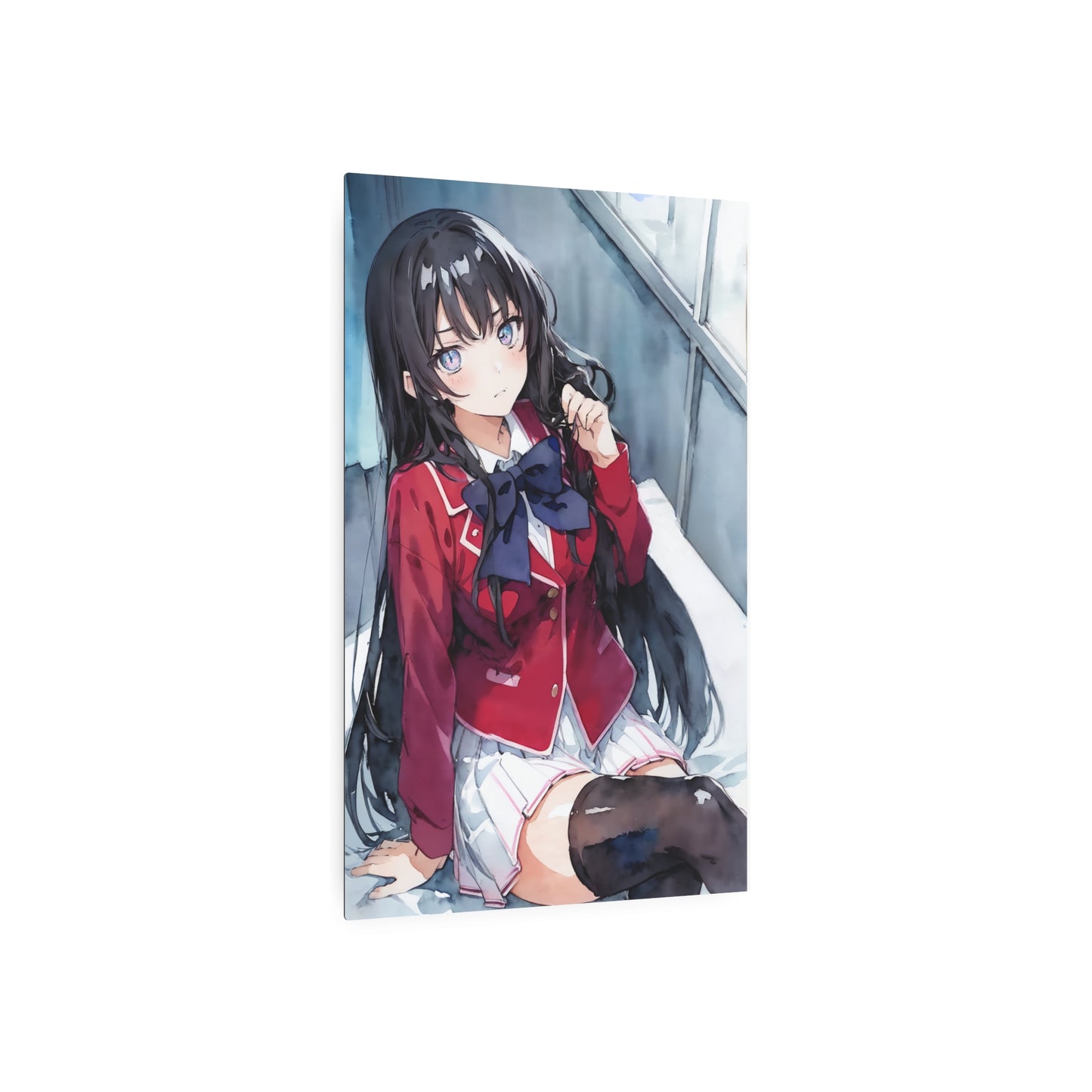 Suzune 🇺🇸 US Shipping - Watercolor Anime Art on Metal Poster