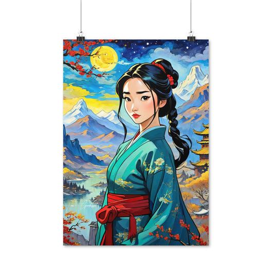 Hua Mulan 2 - Anime Art on high quality poster